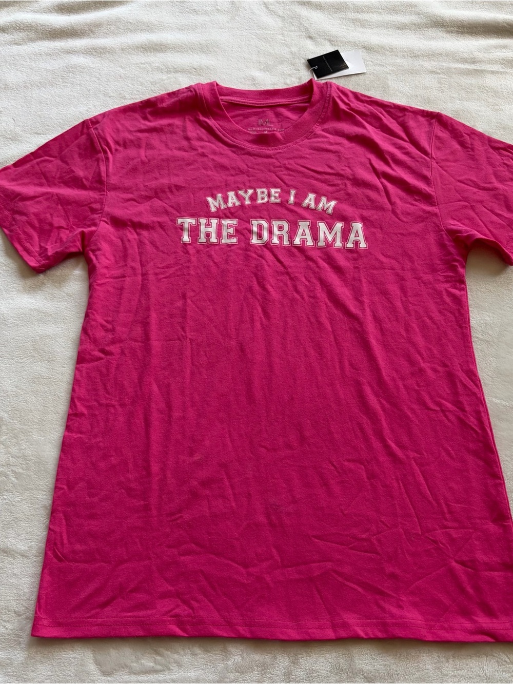 Maybe I Am The Drama Pink Graphic Tee Cardi B Merch